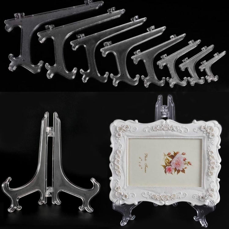 10 PCS Plastic High Transparent Frame Holder, 3 inch, 4 inch, 5 inch, 6 inch, 7 inch, 8 inch, 9 inch, 10 inch, 11 inch