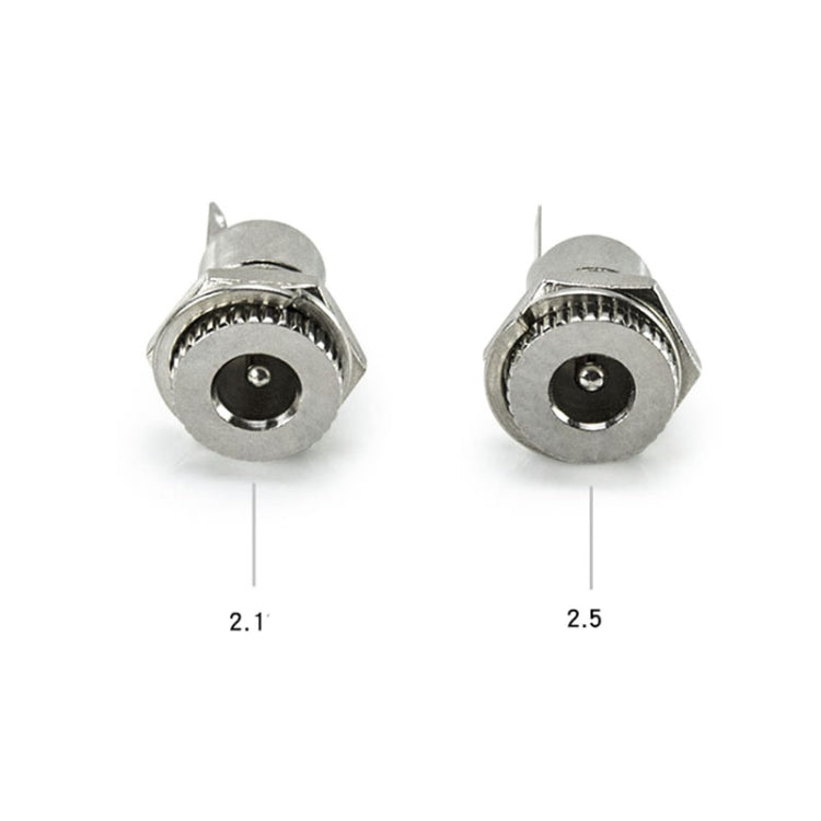 10 PCS DC099 Power Jack Socket Female Panel Mount Connector, 5.5x2.1, 5.5x2.5