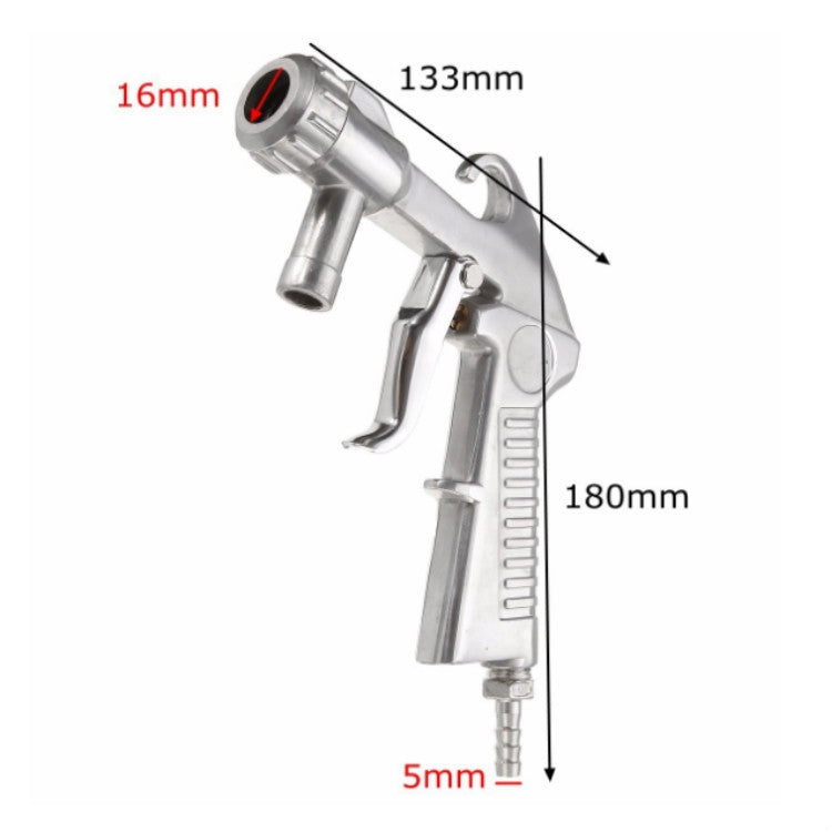 Handheld Sandblasting Tool Pneumatic Sandblasting Glass Derusting Tool, Package A, Package B