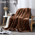 Winter Sofa Blanket Double Thick Cashmere Coral Fleece Ofice Nap Blanket, 1x1.6m, 1.2x2m, 1.5x2m, 1.8x2m, 2x2.3m