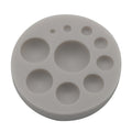 Round Silicone Fondant Cake Mold DIY Baking Decoration Chocolate Tool, Round Silicone(Grey), Round Silicone(Pink)