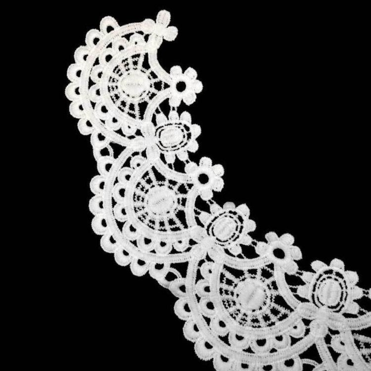 Milk Silk Lace Embroidered Collar Hollow Fake Collar DIY Clothing Accessories, Size: about 32 x 26cm, Red, Red Wine, Blue, Beige, Purple Pink, Black, White