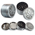 Weed Grinder Metal Stainless Steel Maple leaf Type Herbal Herb Tobacco Grinder, 30MM 3 laryers, 40MM 4 laryers, 50MM 4 laryers