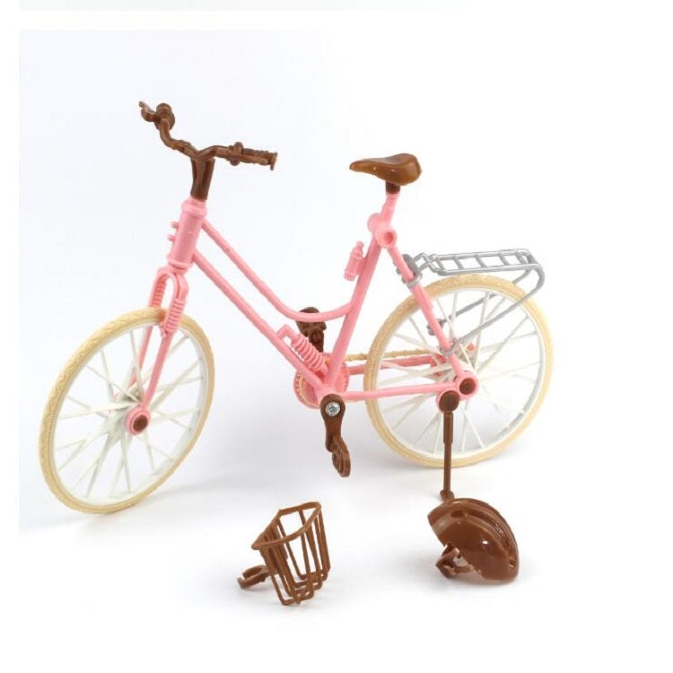 3 PCS Dollhouse Beautiful and Stylish Detachable Children Toy Bicycles, 3 PCS Bicycles