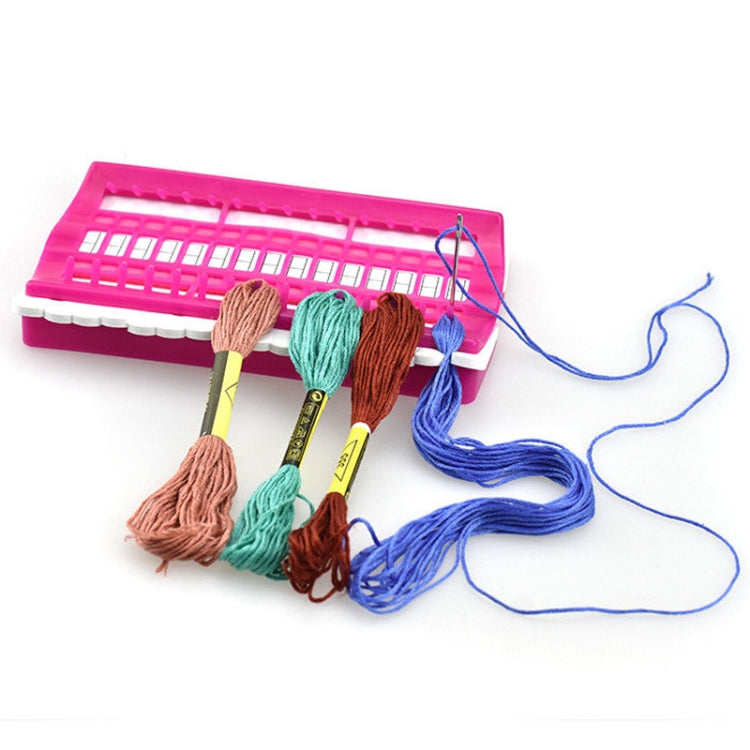 Cross Stitch Embroidery Special Tool 30 Hole Cable Arranger Threader Needle Box Pin Winder