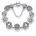 Women Fashion Simple Panjia Opal Crystal Alloy Bracelet, 17cm, 18cm, 19cm, 20cm