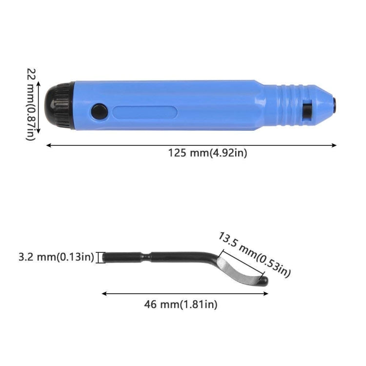 NB1100 Hand Deburr Trimming Knife Scraper, Handle + 1 Cutter Head, 10 Cutter Heads, Handle +10 Cutter Heads