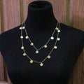 Women Fashion Wafer Long Necklace