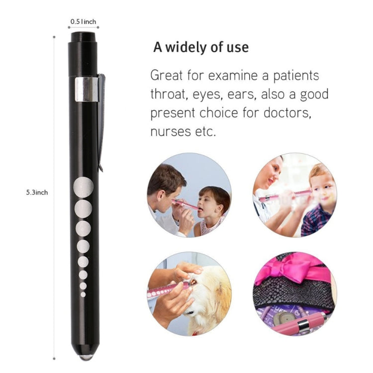5 PCS Mini Pocket Penlight Torch Light LED Flashlight Mouth Ear Care Inspection Lamp