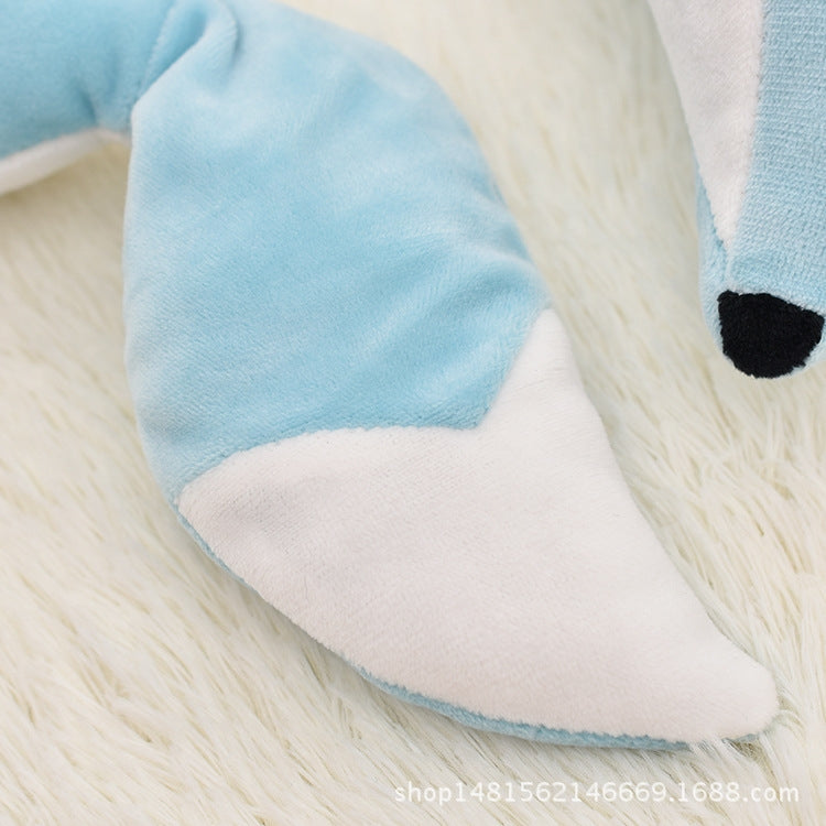 Lovely Fox Animal Cotton Plush U Shape Neck Pillow for Travel Car  Plane Travel, 30x30x8cm