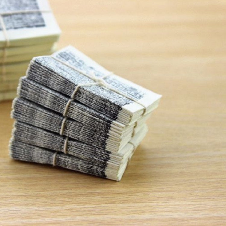 Doll House Miniature Simulation One Bundle of Newspaper Children Toy, One Bundle of Newspaper