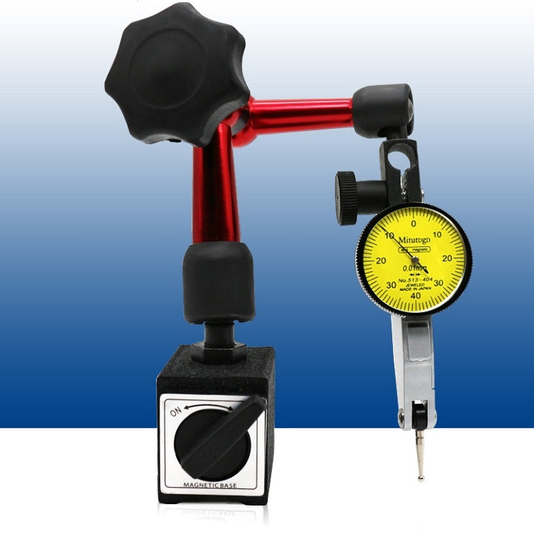 Magnetic Base  Universal Mechanical Magnetic Watch Stand Dial Indicator Bracket, Universal Small Table, Leverage Dial Indicator, Small Table + Dial Indicator