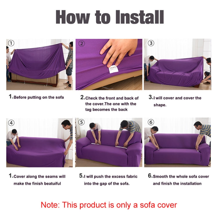 Sofa All-inclusive Universal Set Sofa Full Cover Add One Piece of  Pillow Case, Single Seater(90-140cm), Two Seater(145-185cm), Three Seater(190-230cm), Four Seater(235-300cm)