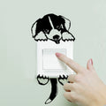 Cartoon Cute Puppy Decorative Switch Wall Sticker PVC Waterproof Sticker, Size:15x13cm, Size:11x22cm, Size:13x10cm