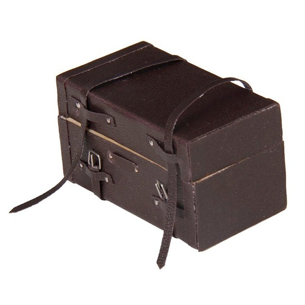 1/12 Miniature Dollhouse Carrying Vintage Suitcase Luggage Pretend Play Toys Accessory, Suitcase Luggage