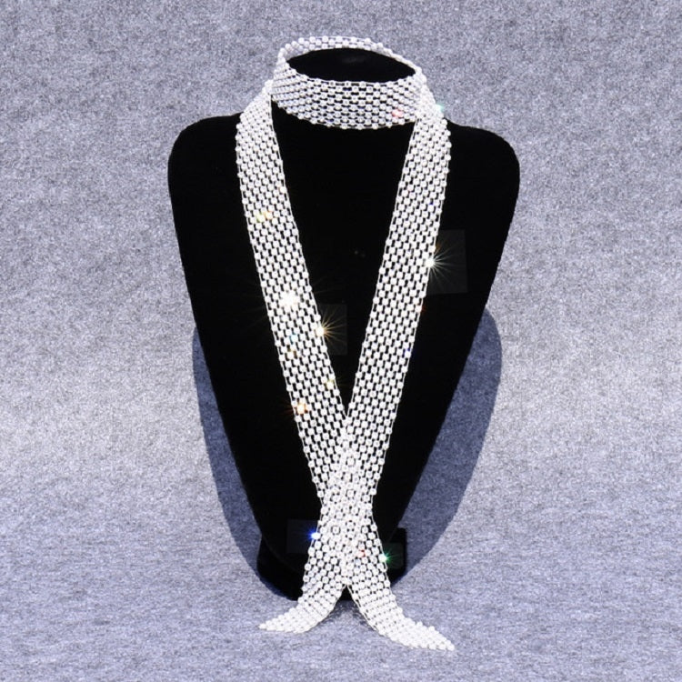 Women Sequined Rhinestone Bow Tie Dance Costume Accessories, White Diamond on White, Colorful Diamond on White, White Diamond on Black, Gun Black Diamond on Black, Red Diamond on Black, Blue Diamond on Black, Gold Diamond on Black                      ...
