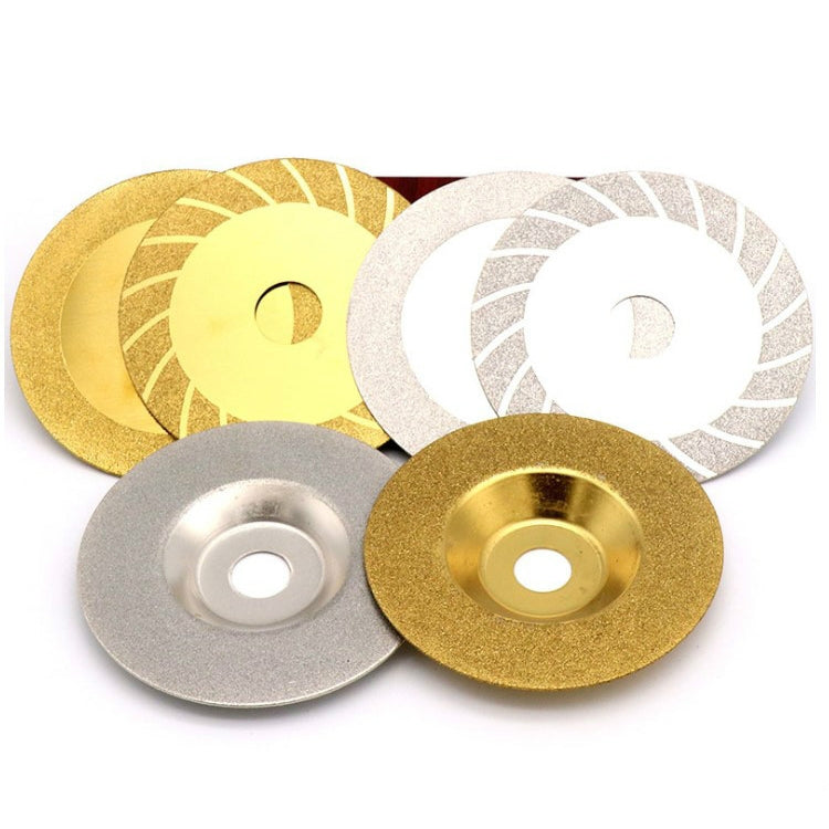 100mm Electroplated Diamond Grinding Slice Glass Grinding Disc 4 Inch Diamond Cutting Piece Alloy Sand Circular Saw Blade, 100mm Picture Two, 100mm Picture Three, 100mm Picture One