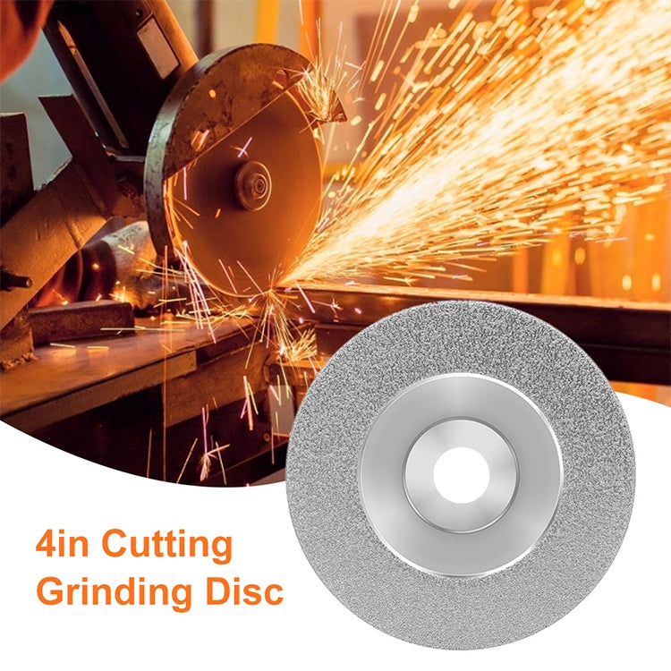 100mm Electroplated Diamond Grinding Slice Glass Grinding Disc 4 Inch Diamond Cutting Piece Alloy Sand Circular Saw Blade, 100mm Picture Two, 100mm Picture Three, 100mm Picture One