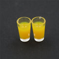 3 Pair 1:12 Miniature Doll House Accessories Plastic Mini Cup Model, Juice Cup