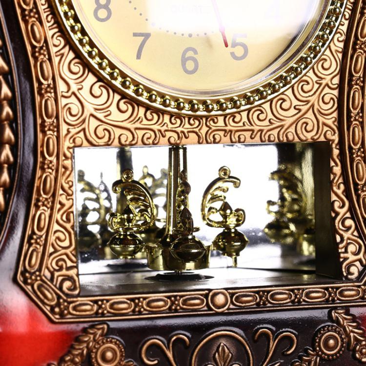 Vintage Clock Classical Royalty Sitting Room TV Cabinet Desk Imperial Furnishing Creative Sit Pendulum Clock