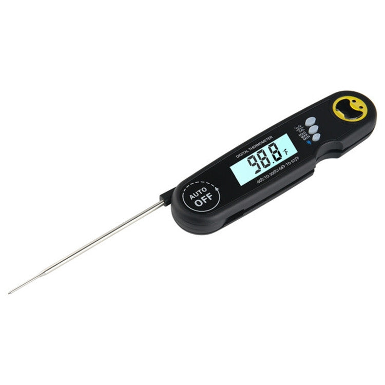 Foldable Probe Waterproof Food Thermometer Kitchen Barbecue Fast Temperature Measurement Digital Display Electronic Thermometer