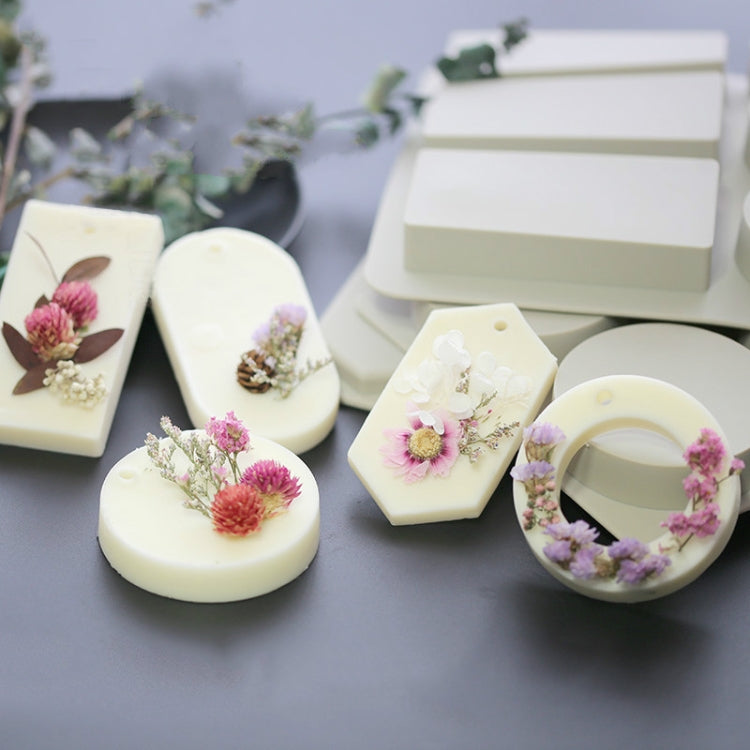 Aromatherapy Wax Handmade Soap Silicone Mold, Six Grid Rectangle, Three Rectangle Three Oval, Six Lattice Rhombus, Three  Round Three Ring, Six Lattice Round Key, Two Round Two Square Two Rhombus