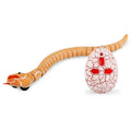 Tricky Funny Toy Infrared Remote Control Scary Creepy Snake, Size: 38*3.5cm, Snake (Orange)