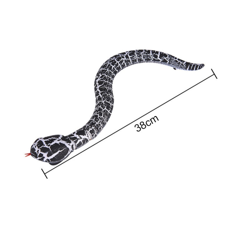 Tricky Funny Toy Infrared Remote Control Scary Creepy Snake, Size: 38*3.5cm, Snake (Orange)