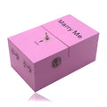 Creative Funny Present Marry Me Novel Wooden Anti-stress Toy, Marry Me