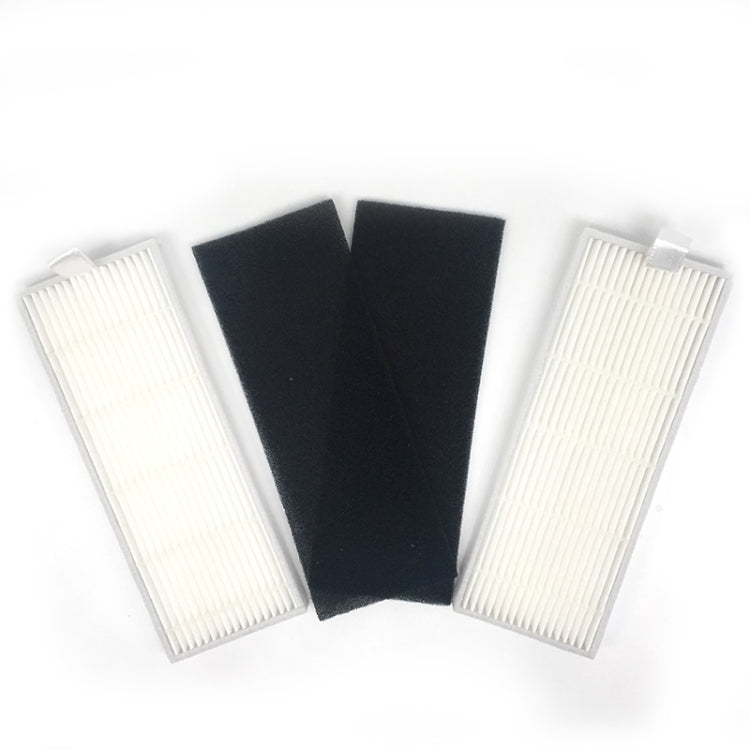 XI217 4 Pairs K614 Side Brushes + 4 PCS I207 Filters + Main Brush I202 Set for  ILIFE A4, XI217