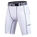 SIGETU Quick-drying Stretch Tights Five Pants(Color:Gray Size:XXXL), S, M, L, XL, XXL, XXXL
