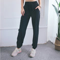 High Waist Drawstring Fitness Pants Loose Casual Sports Yoga Clothes (Color:Quicksand Powder Size:XL), M, L, XL