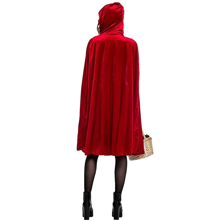 Little Red Riding Hood Costume For Adults Cosplay, S, M, L, XL, XXL, XXXL