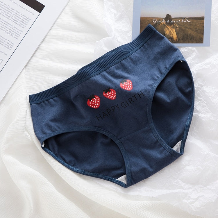 Mid-waist Large-size Hip-wrapped Cotton Crotch Briefs, M, L, XL