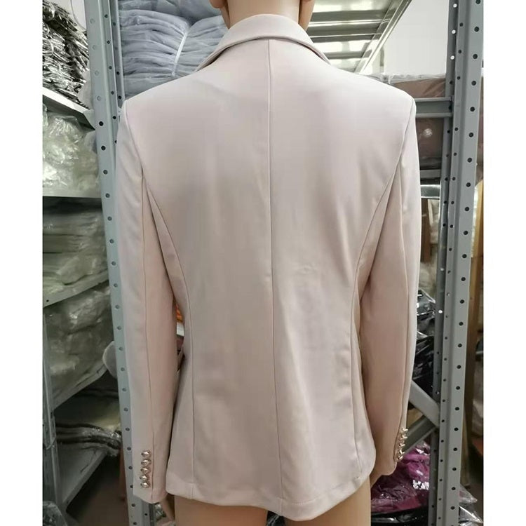 Solid Color Slim Long-sleeved Cardigan Short Suit Jacket for Ladies, M, XL, S, L
